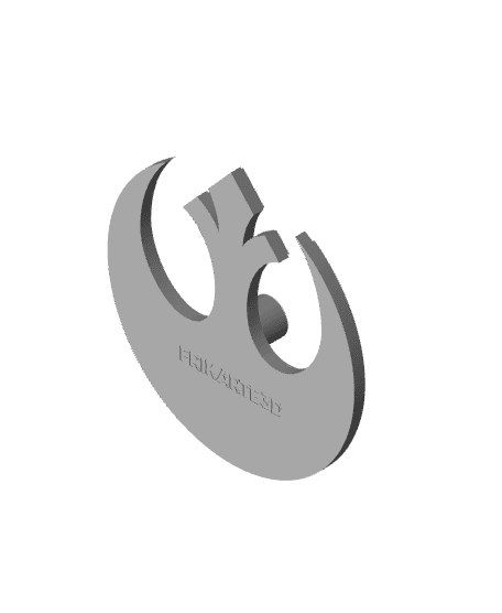 Rebel Alliance Helmet Stand 3d model