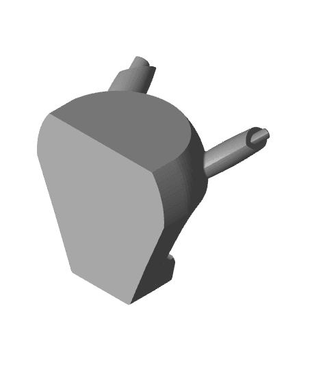 Pikachu Themed Controller Holder Free Standing - Fan Art 3d model