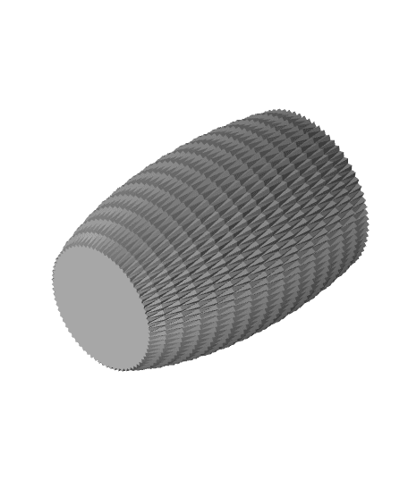 Textured Pencil Cup, Office Organizer (vase mode)  3d model