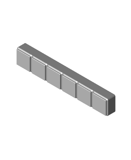 Gridfinity SAE Socket Set Holder 3d model