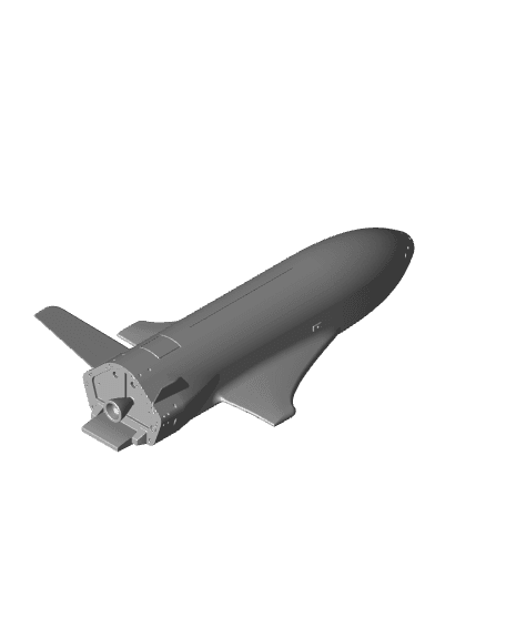 Boeing X-37B OTV Experimental Spaceplane Miniature 3d model