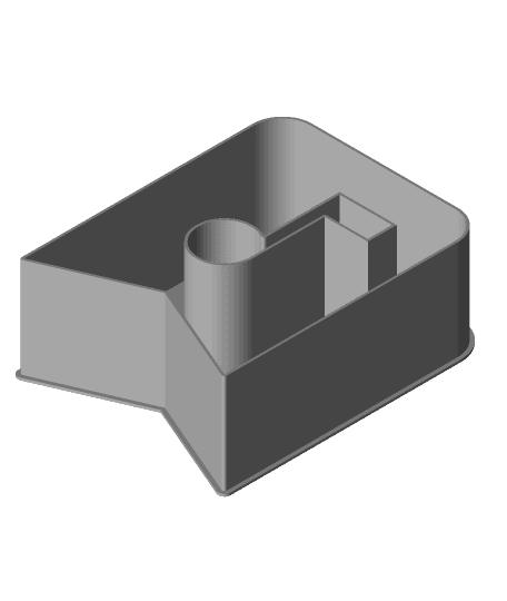 Bookmark with a music note, nestable box (v1) 3d model