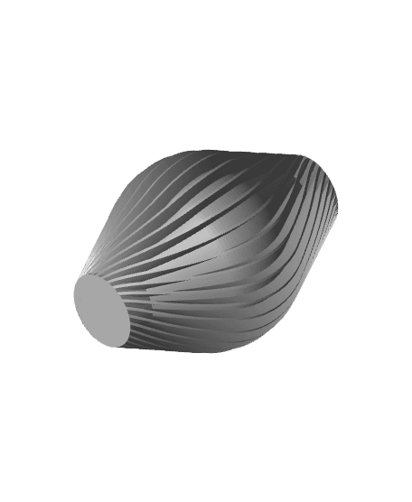 The Vati Vase, Modern and Unique Home Decor for Dried and Preserved Flower Arrangement  | STL File 3d model