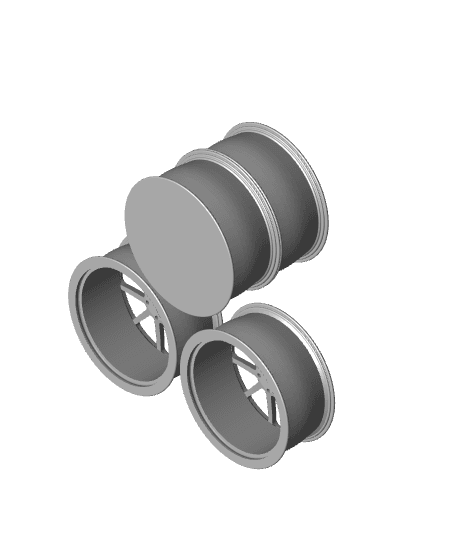 RSe102 Wheel Cup Pen Holder 3d model