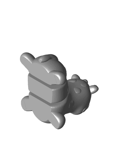 Flexi Giraffe Keychain 3d model