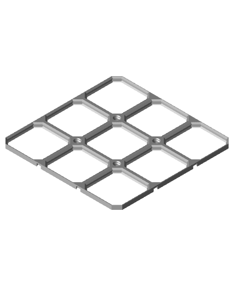 3x3 Multigrid Panel 3d model