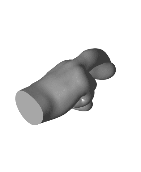 EMOJI HAND 🤞 CROSSED FINGERS 3d model