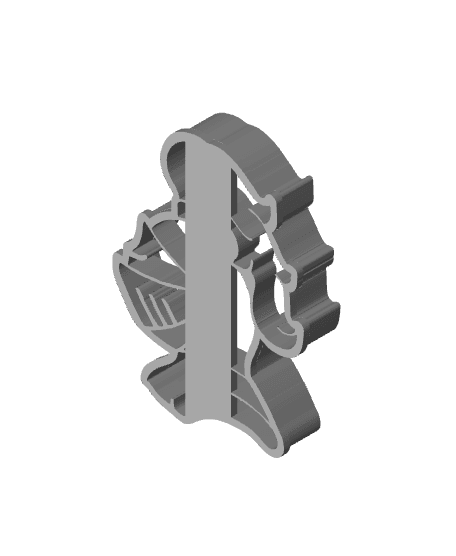 Knight Cookie Cutter, Biscuit Cutter 3d model