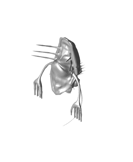 Content Warning - Angler 3d model