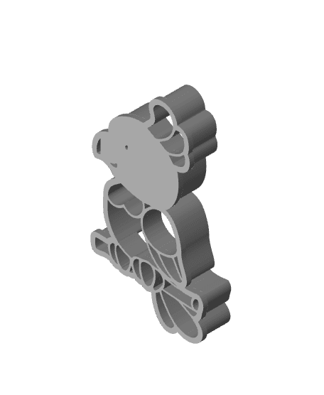 Bird Cookie Cutter, Biscuit Cutter 3d model