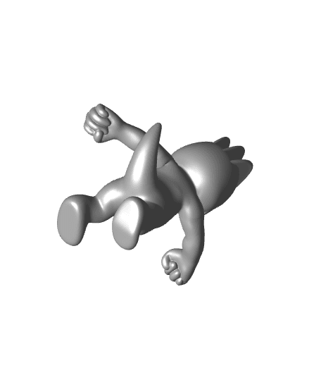Pokemon Machop #66 - Optimized for 3D Printing 3d model