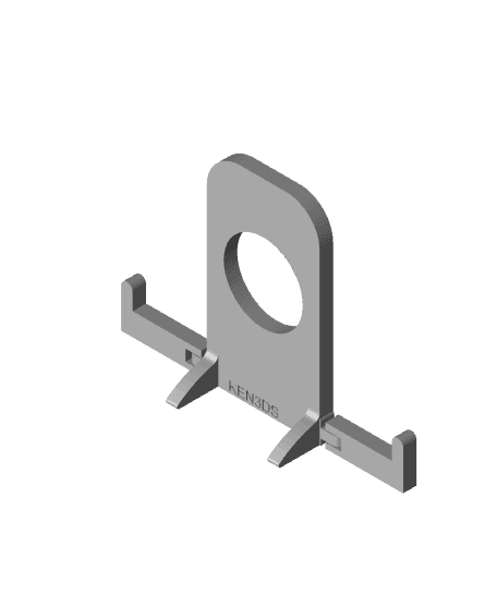 No Support Articulated Phone Holder Print In Place 3d model