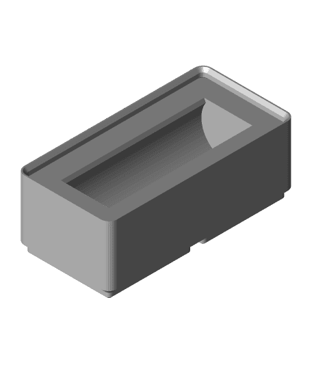 Gridfinity Groove Ring Holder 1x2x3 3d model