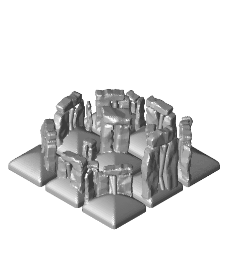 Stonehenge Modular Lamp 3d model