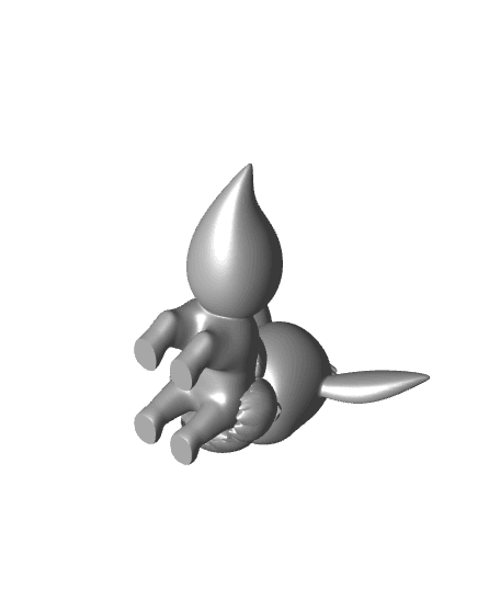 Eevee Pokemon - Multipart 3d model