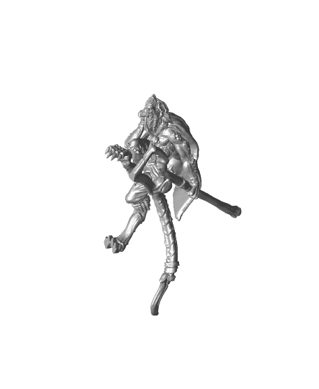 Wily The Shadow - Kurtulmak - Deity Fight Club - PRESUPPORTED - Illustrated and Stats - 32mm scale		 3d model