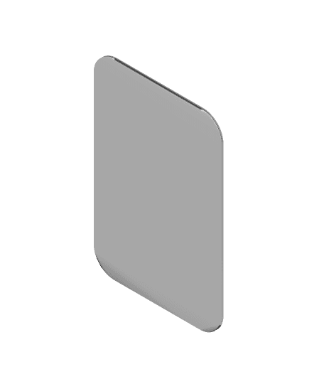 Parametric Bottomless Scale Plate Extension 3d model