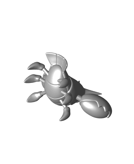 Corphish Pokemon #341 3d model
