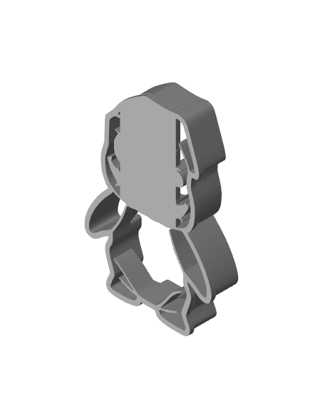 Monster Cookie Cutter, Biscuit Cutter 3d model