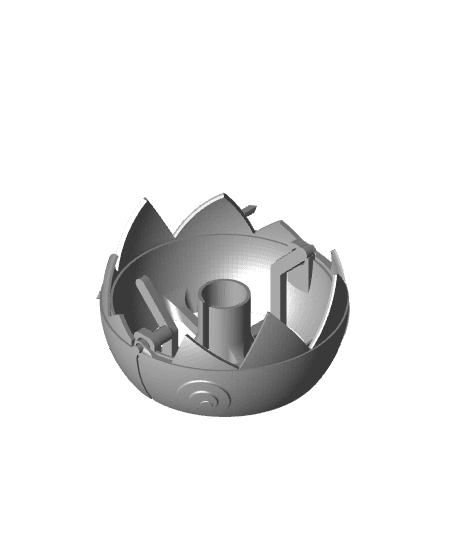 Mug Chomp: Self-Adjusting Coaster 3d model