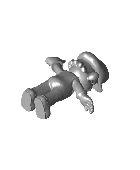 Mario from Super Mario videogames (Whole Version) 3d model