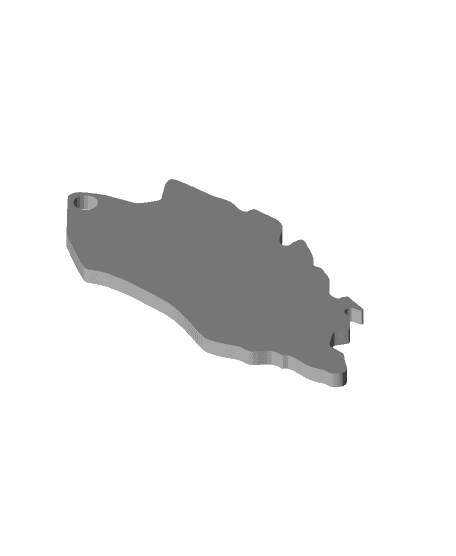 Isle of Man Necklace Blank 3d model