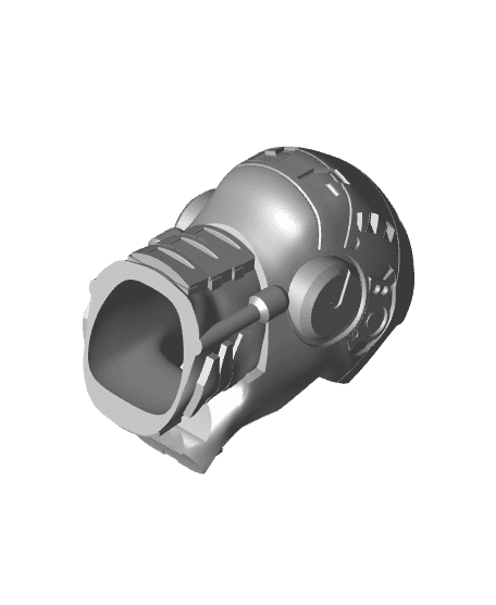 Iron Terminator Hollow Bust 3d model