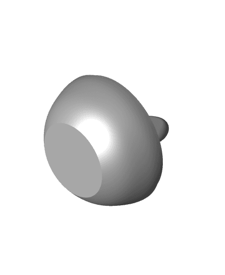 Easter egg filled with love - Print in place 3d model