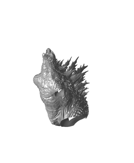 Godzilla Statue 3d model