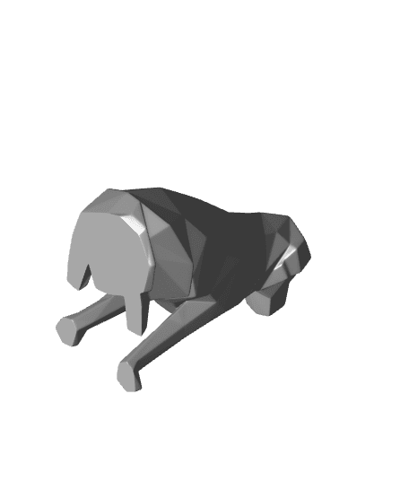 Low-poly Golden Retriever - Remastered 3d model