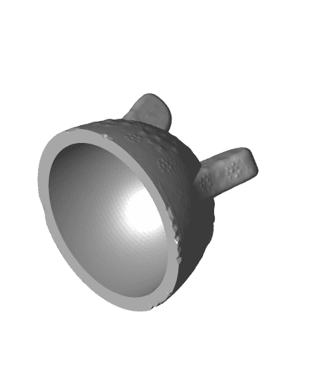 Molcajete Planter Set of 4 3d model