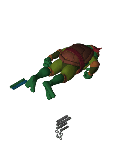 Michelangelo - TMNT 3D Printable Michelangelo - Teenage Mutant Ninja Turtles (80s-90s Cartoons) 3d model