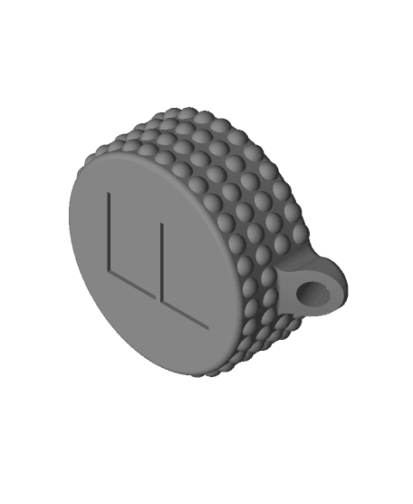 Jewelry Holder Keychain | The Lotus Latch 3d model