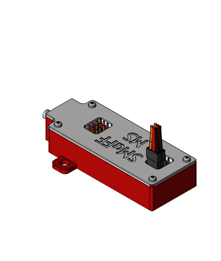 Housing for SMuFF Multiservo Option (FeatherWing) 3d model