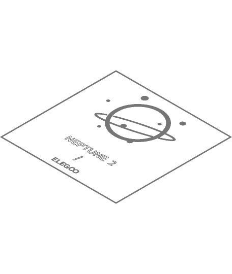 Elegoo Neptune 2 Cura 4.11 + 4.12.1 bed mesh image 3d model