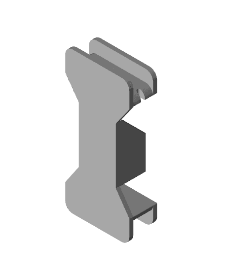 Cable and Charger Holder 3d model