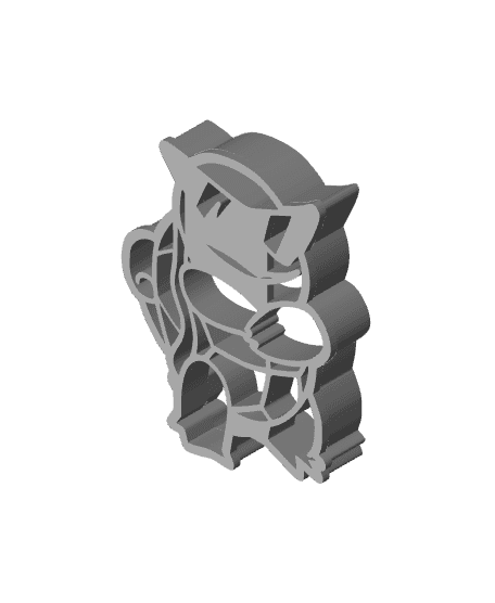 Squirtle Cookie Cutter, Biscuit Cutter 3d model