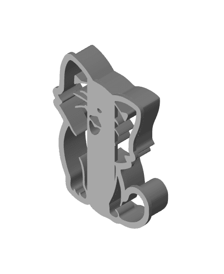 Cat Cookie Cutter, Biscuit Cutter 3d model