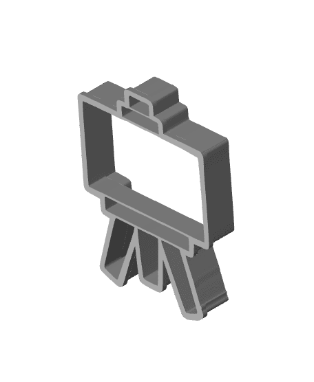 Canvas Cookie Cutter, Biscuit Cutter 3d model