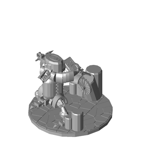 TyK TAAK Explorer v1.1 with saw and base (mini) 3d model