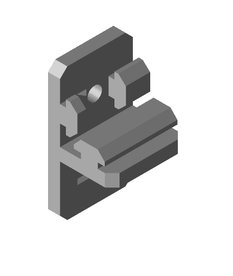 Direct Drive Spool Holder (Ender 3) [No Support Print] 3d model