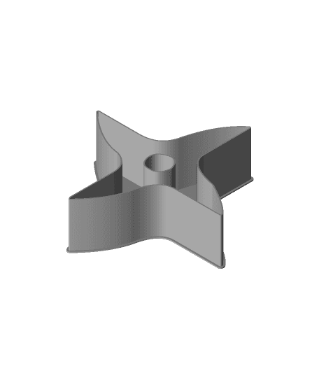 Shuriken 0073, nestable box (v2) 3d model