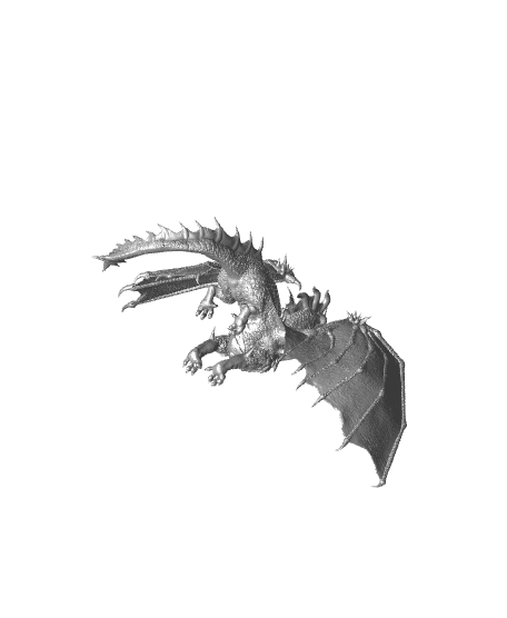 Young Red Dragon 3d model