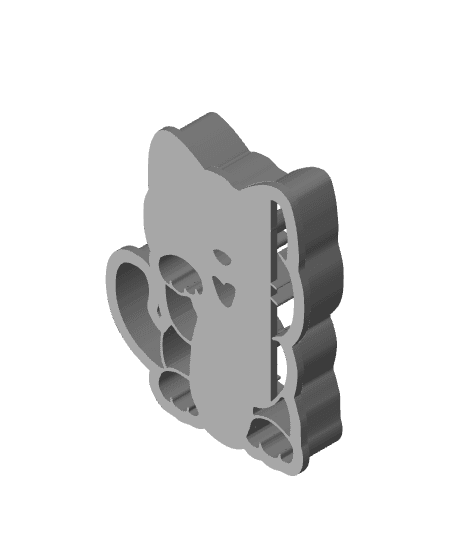 Cat Cookie Cutter, Biscuit Cutter 3d model