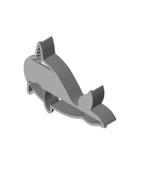 Dolphin Cookie Cutter, Biscuit Cutter 3d model