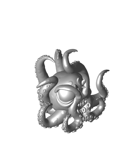 Kraken - With Free Dragon Warhammer - 5e DnD Inspired for RPG and Wargamers 3d model