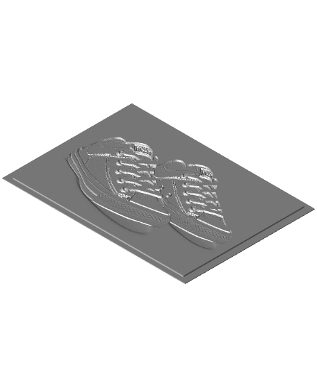 Converse All Stars - Hueforge Print 3d model