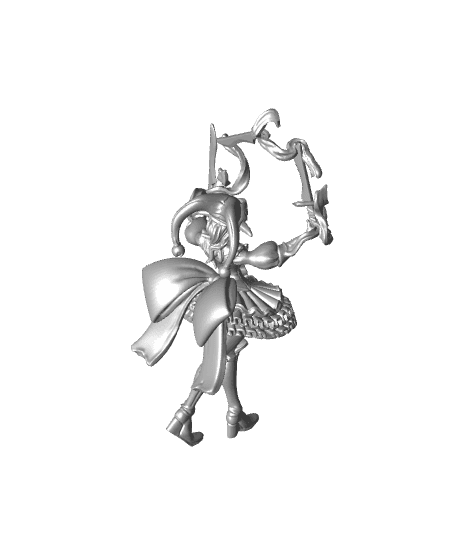 Bladed Jester - Jerrys Circus of Horrors - PRESUPPORTED - Illustrated and Stats - 32mm scale			 3d model