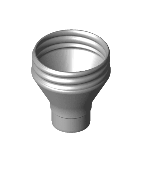 4" Hose to 2" Dust Collector Adaptor 3d model