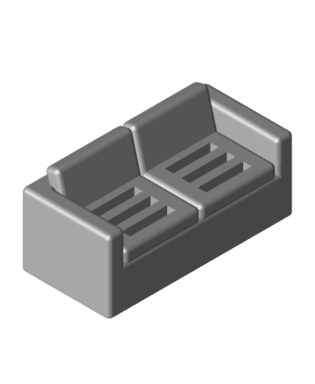Nintendo Switch Game Organizer Mini Sofa 3d model